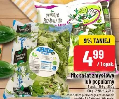 Mix sałat zmysłowy mix popularny