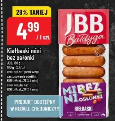 Kiełbaski mini bez osłonki