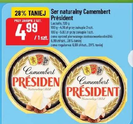 Ser naturalny Camembert Président
