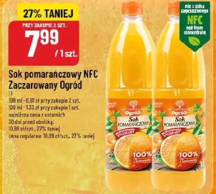 Sok pomarańczowy NFC Zaczarowany Ogród