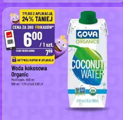 Woda kokosowa Organic