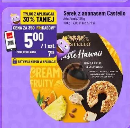 Serek z ananasem Castello Taste Hawaii