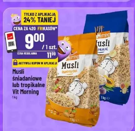 Musli śniadaniowe lub tropikalne Vit Morning