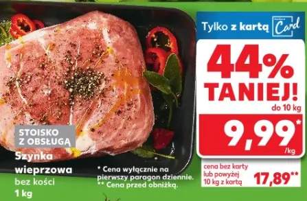 Szynka wieprzowa bez kości