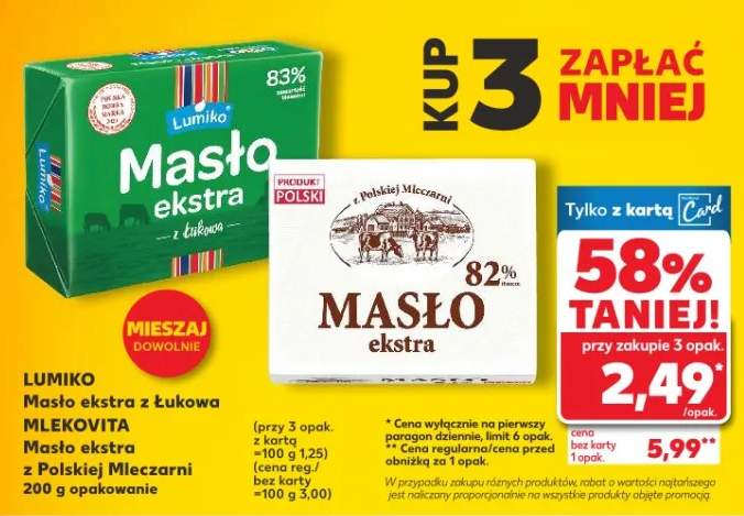 Masło ekstra z Polskiej Mleczarni