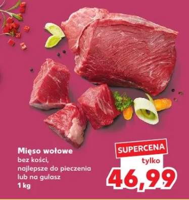 Mięso wołowe bez kości, najlepsze do pieczenia lub na gulasz