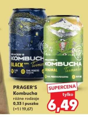 Kombucha różne rodzaje 0,33l puszka (=1l 19,67)