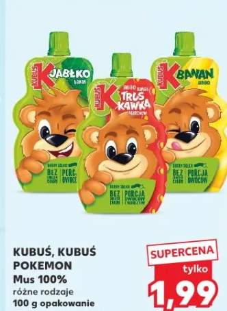 Mus 100% różne rodzaje 100g opakowanie