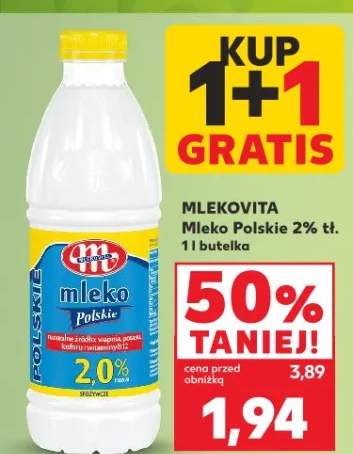 Mleko polskie 2% tł.