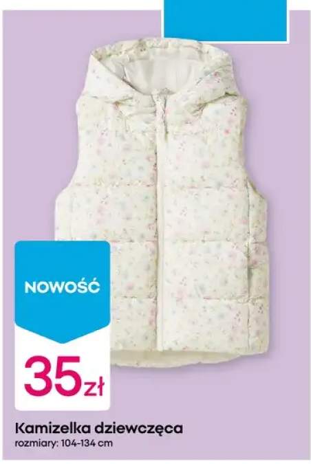 Kamizelka dziewczęca r.104-134