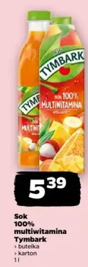 Sok 100% multiwitamina (butelka, karton)