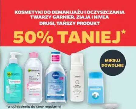 Kosmetyki do demakijażu i oczyszczania twarzy DRUGI -50%