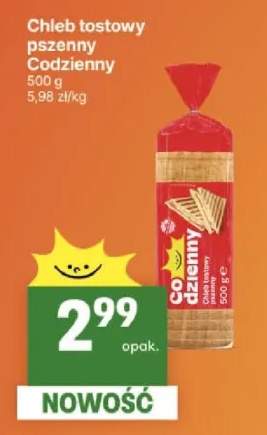 Chleb tostowy pszenny Codzienny
