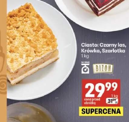 Ciasto: Czarny las, Krówka, Szarlotka