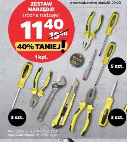 Zestaw narzędzi, różne rodzaje