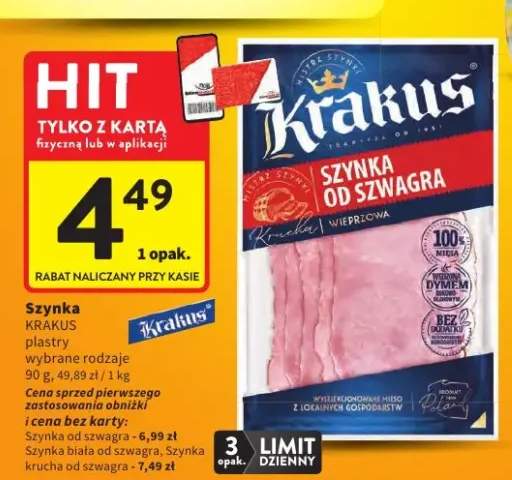 Szynka plastry od szwagra