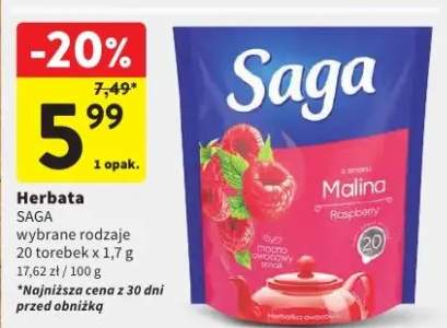 Herbata Malina wybrane rodzaje