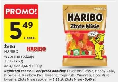 Żelki wybrane rodzaje