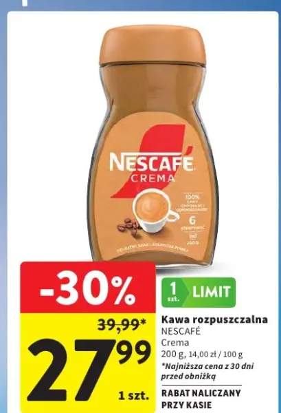 Kawa rozpuszczalna Crema