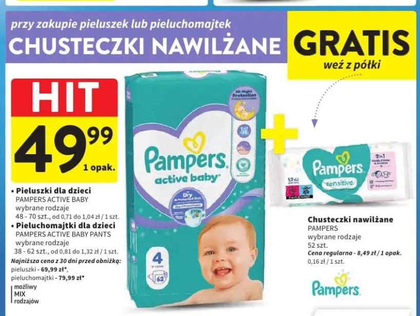 Chusteczki nawilżane wybrane rodzaje