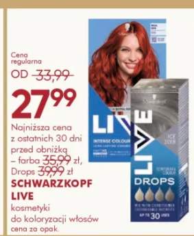 Kosmetyki do koloryzacji włosów Live