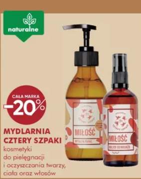 Mydlarnia cztery szpaki kosmetyki do pielęgnacji i oczyszczania twarzy, ciała oraz włosów