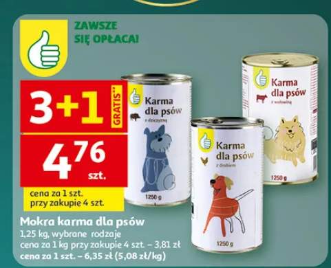 Mokra karma dla psów