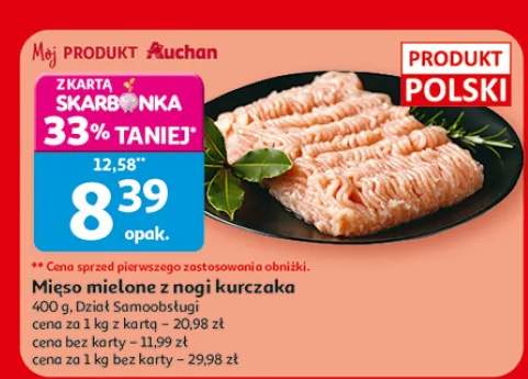 Mięso mielone z nogi kurczaka