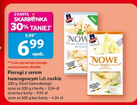 Pierogi z serem twarogowym lub ruskie Dział Samoobsługi