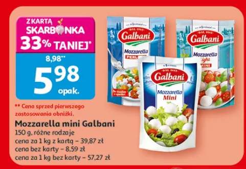 Mozzarella mini różne rodzaje