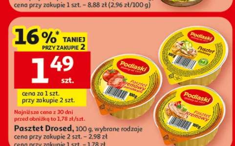 Pasztet Drosed wybrane rodzaje