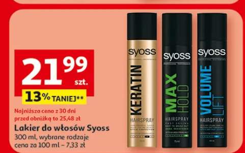 Lakier do włosów Keratin, Max Hold, Volume