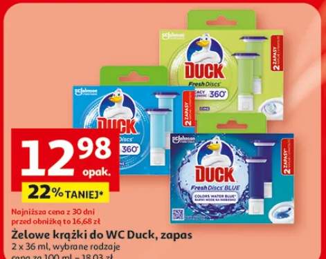 Żelowe krążki do WC zapas