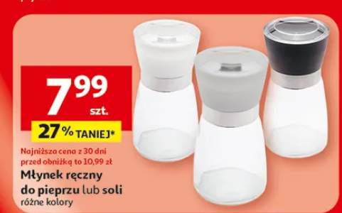 Młynek ręczny do pieprzu lub soli