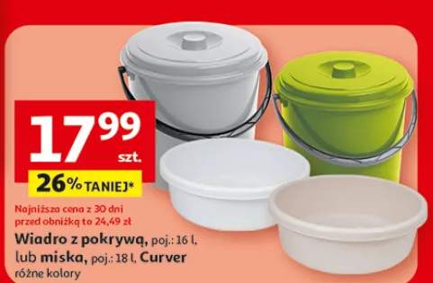 Wiadro z pokrywą lub miska