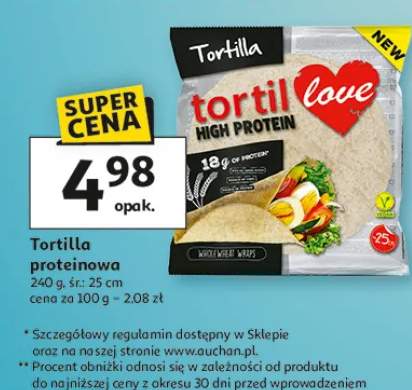 Tortilla proteinowa
