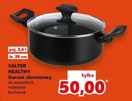 Garnek aluminiowy do wszystkich rodzajów kuchenek