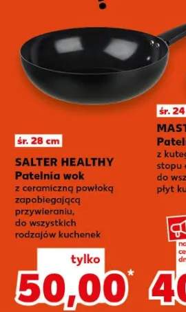 Patelnia wok z ceramiczną powłoką, 28 cm