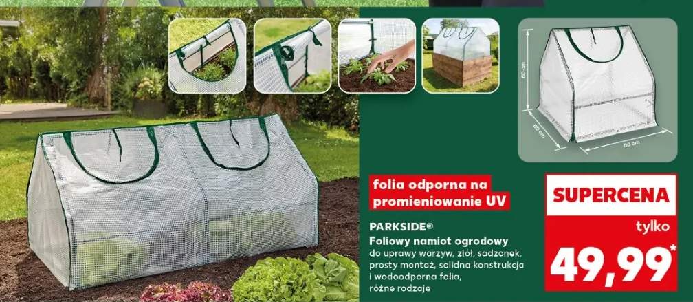 Foliowy namiot ogrodowy