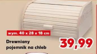 Drewniany pojemnik na chleb