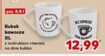 Kubek kawosza XL z nadrkiem