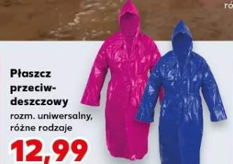 Płaszcz przeciwdeszczowy, rozmiar uniwersalny, różne rodzaje