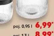 Pojemnik szklany na artykuły sypkie 0,96 l