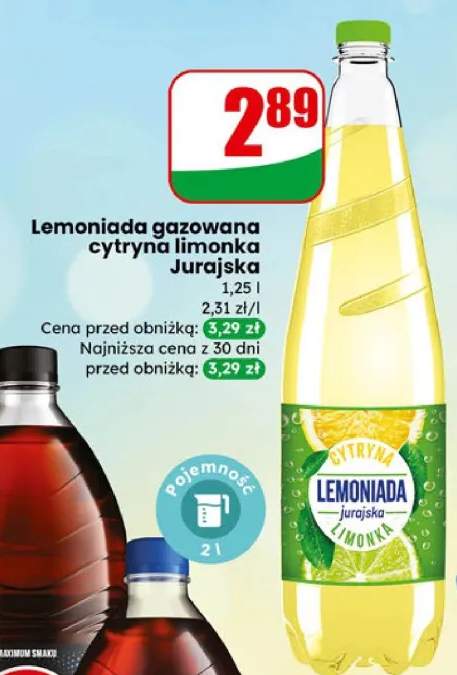 Lemoniada gazowana cytryna limonka jurajska