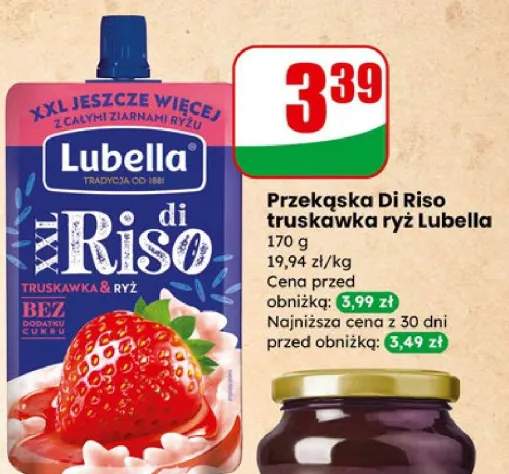 Przekąska Di Riso truskawka ryż