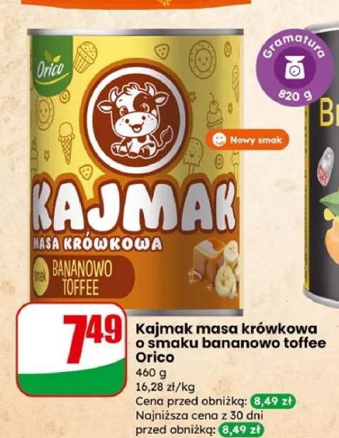 Masa krówkowa o smaku bananowo toffee