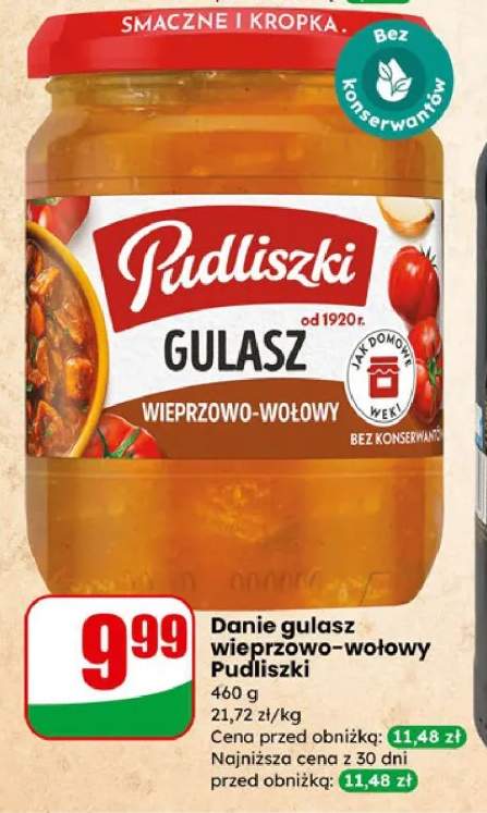 Danie gulasz wieprzowo-wołowy