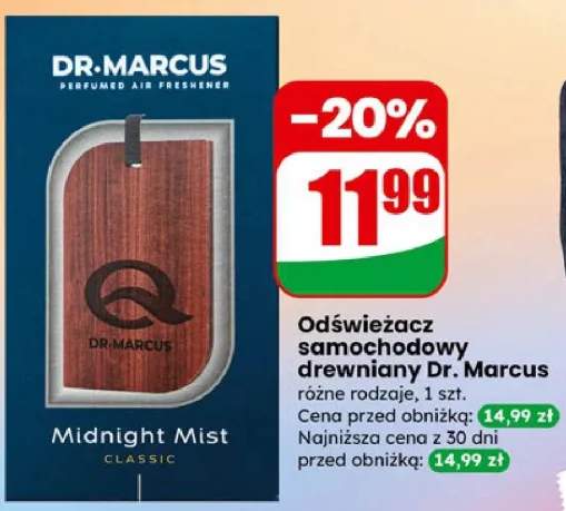 Odświeżacz samochodowy drewniany