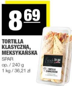 Tortilla klasyczna, meksykańska