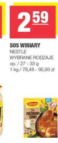 Sos Winiary wybrane rodzaje